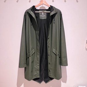 RAINS Women's XXS/XS Waterproof Rain Jacket